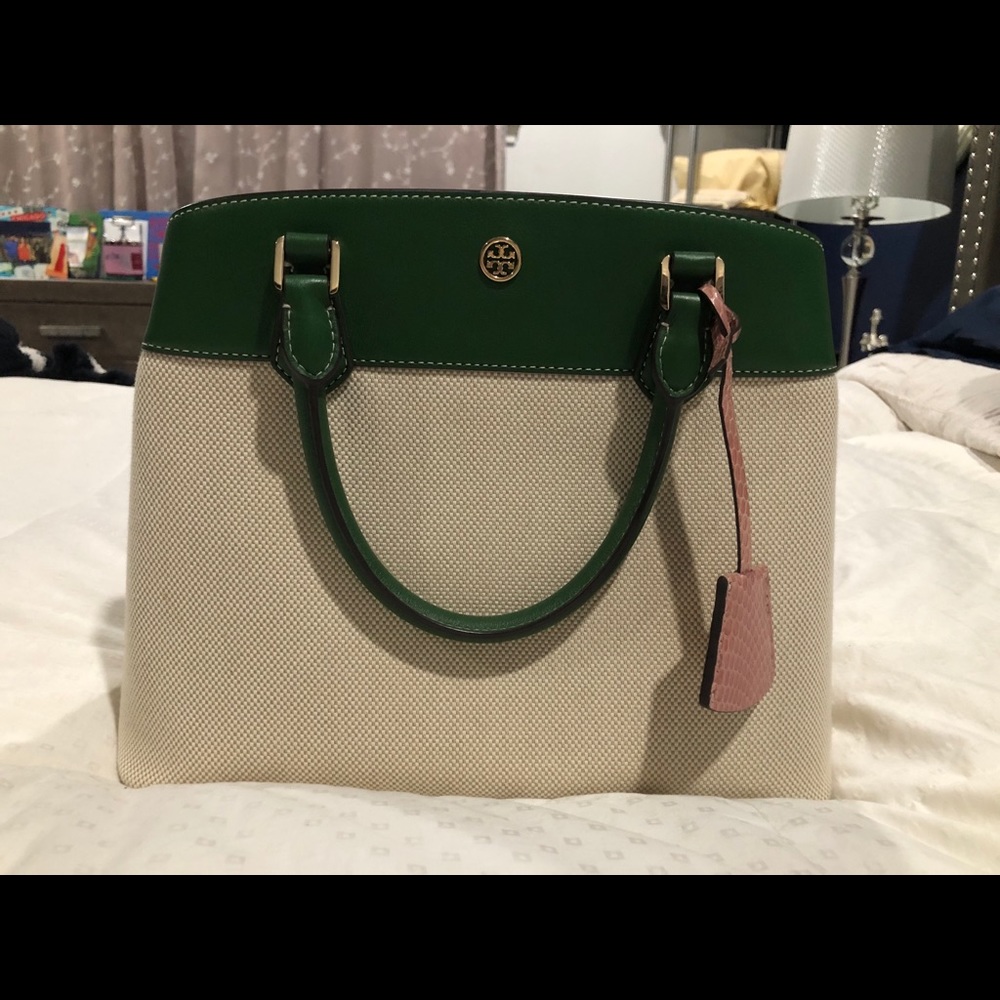 Tory Burch Robinson Canvas Tote